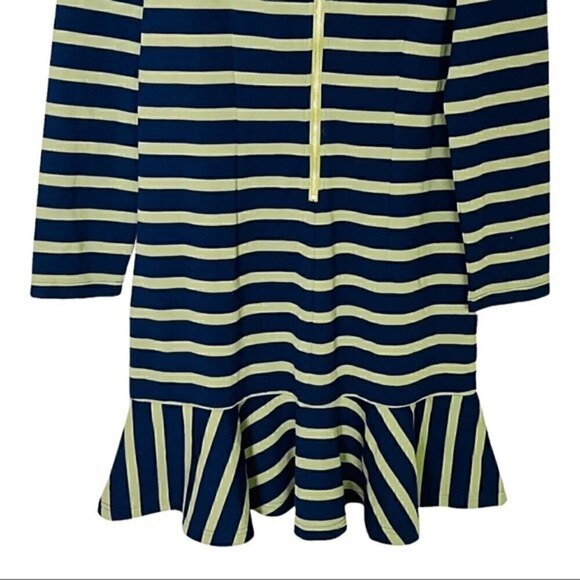 Sail To Sable Striped Flounce Dress Mini Size 8 - Picture 5 of 6